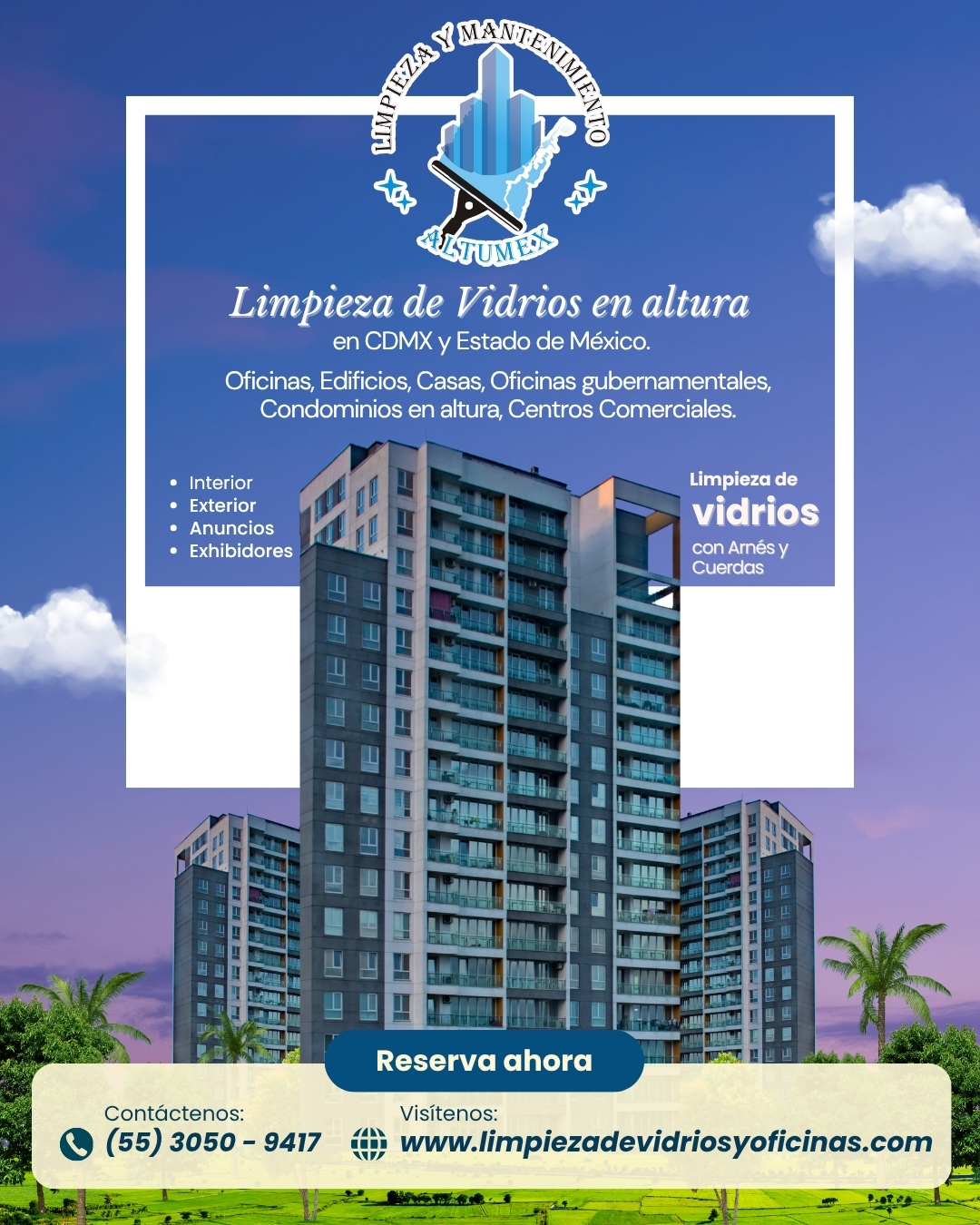 Mantenimiento de Cristales Altumex
